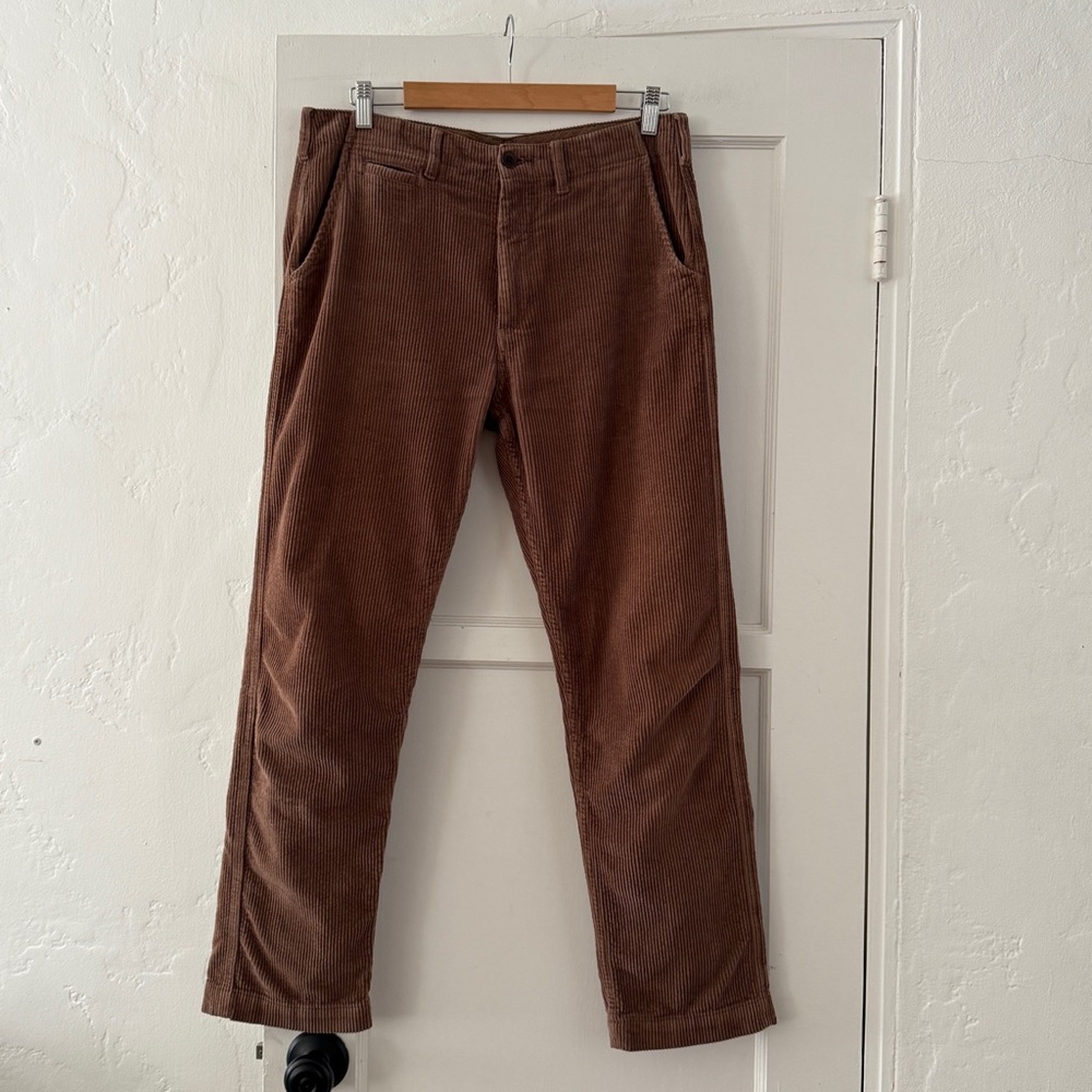 Portuguese Flannel Men’s Corduroy Trousers Brown Size M